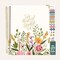 bloom daily planners 2026 Hard Cover Weekly & Monthly Vision Planner, 7.5" x 9", Beige Bouquet
